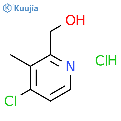 4-chloro-3-methyl-2-Pyridinemethanol hydrochloride structure