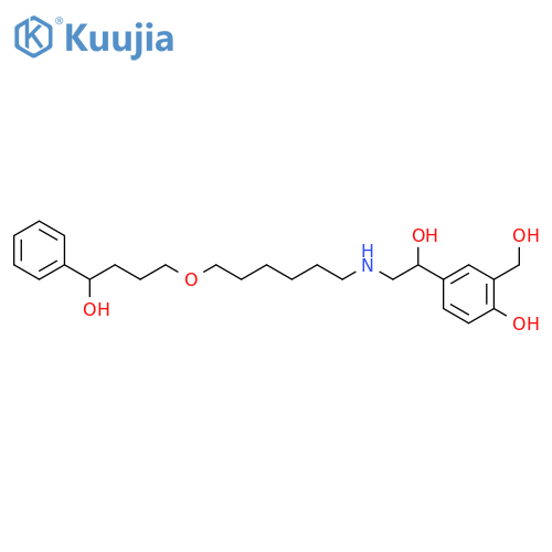 1,3-Benzenedimethanol,4-hydroxy-a1-[[[6-(4-hydroxy-4-phenylbutoxy)hexyl]amino]methyl]- structure