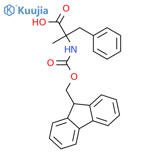 Fmoc-α-methyl-d-phenylalanine structure