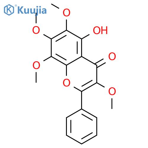 3,6,7,8-Tetra-Me ether-3,5,6,7,8-Pentahydroxyflavone structure