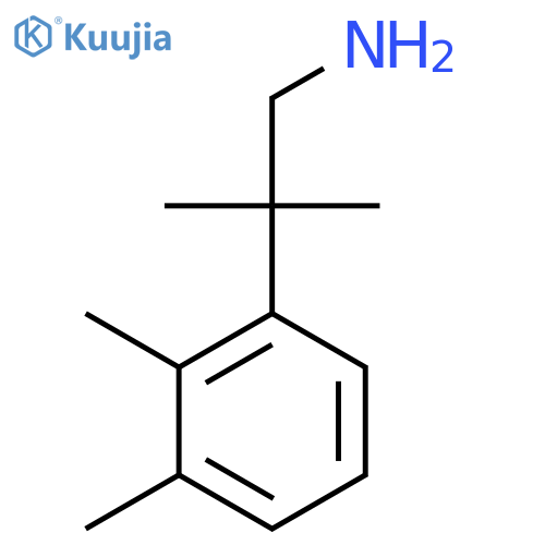 2-(2,3-Dimethylphenyl)-2-methylpropan-1-amine structure
