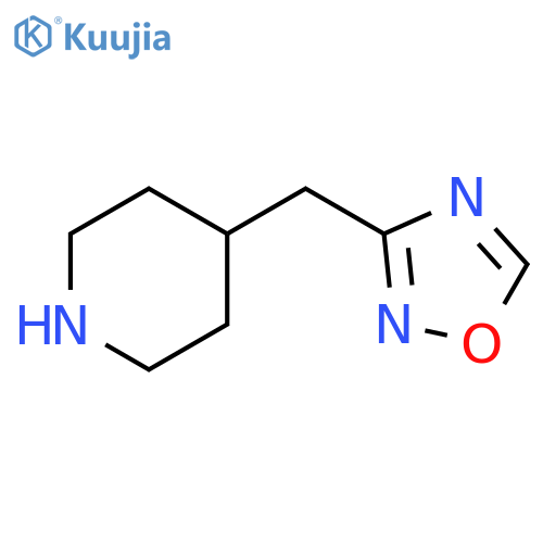 Piperidine, 4-(1,2,4-oxadiazol-3-ylmethyl)- structure