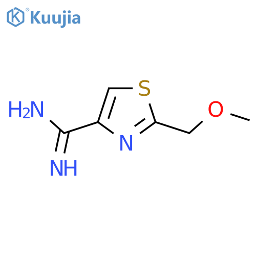 2-(methoxymethyl)-1,3-thiazole-4-carboximidamide structure