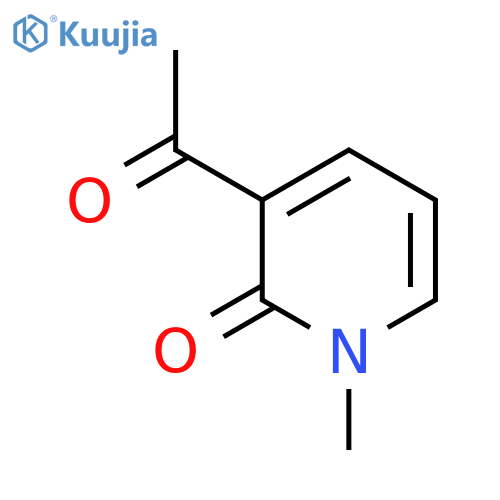 3-Acetyl-1-methylpyridin-2(1H)-one structure