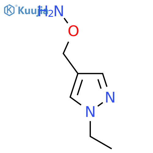 O-(1-ethyl-1H-pyrazol-4-yl)methylhydroxylamine structure