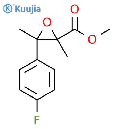 Methyl 3-(4-fluorophenyl)-2,3-dimethyloxirane-2-carboxylate structure