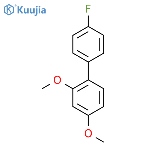 4'-Fluoro-2,4-dimethoxybiphenyl structure