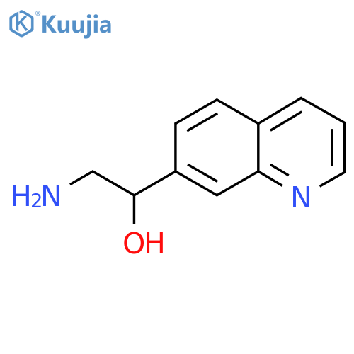 2-amino-1-(quinolin-7-yl)ethan-1-ol structure