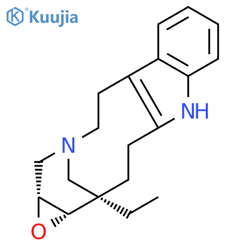 2H-3,13-Methanooxireno[9,10]azacycloundecino[5,4-b]indole,13-ethyl-1a,4,5,10,11,12,13,13a-octahydro-, (1aR,13S,13aS)- structure