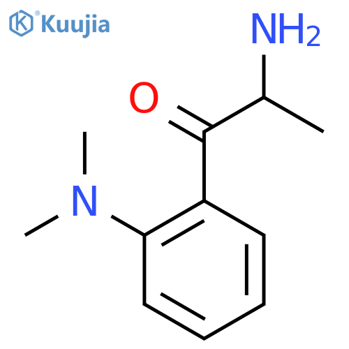2-amino-1-2-(dimethylamino)phenylpropan-1-one structure