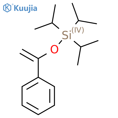 Silane, tris(1-methylethyl)[(1-phenylethenyl)oxy]- structure