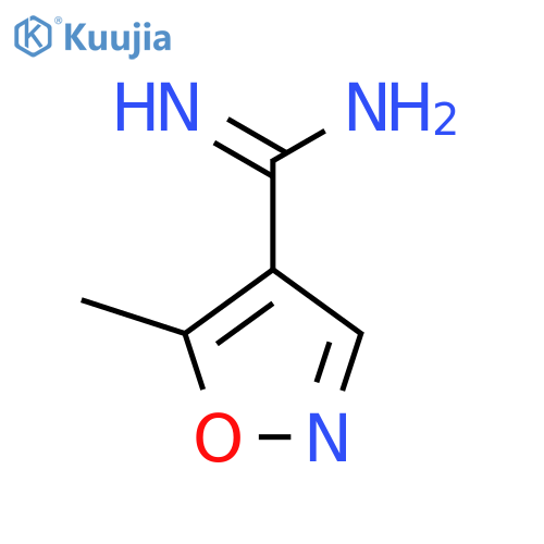 5-Methyl-1,2-oxazole-4-carboximidamide structure