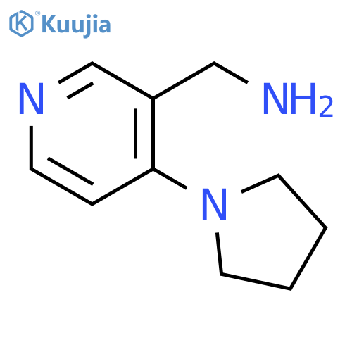 (4-pyrrolidin-1-yl-3-pyridyl)methanamine structure
