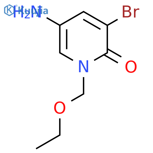 5-Amino-3-bromo-1-(Ethoxymethyl)-1,2-dihydropyridin-2-one structure