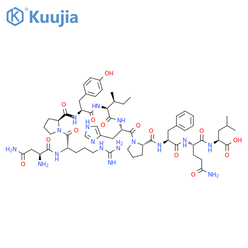 Angiotensin I (Triakisscyllium) (9CI) structure