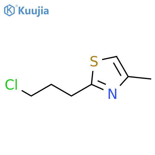 Thiazole, 2-(3-chloropropyl)-4-methyl- structure