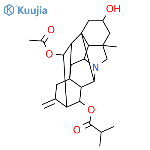 Hetisan-2,11,13-triol; (2α,11α,13R)-form, 13-O-(2-Methylpropanoyl), 11-Ac structure