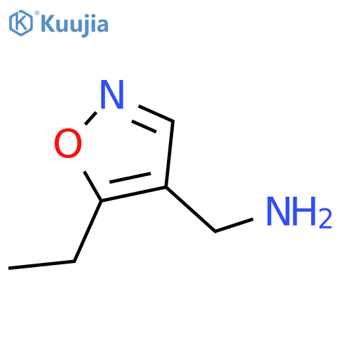 4-Isoxazolemethanamine, 5-ethyl- structure