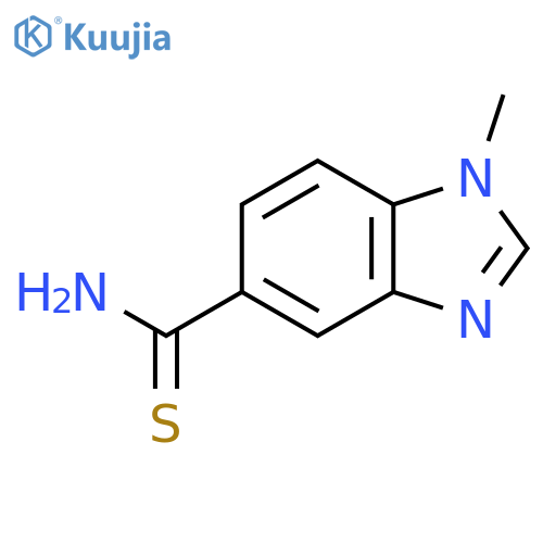 1-methyl-1H-1,3-benzodiazole-5-carbothioamide structure