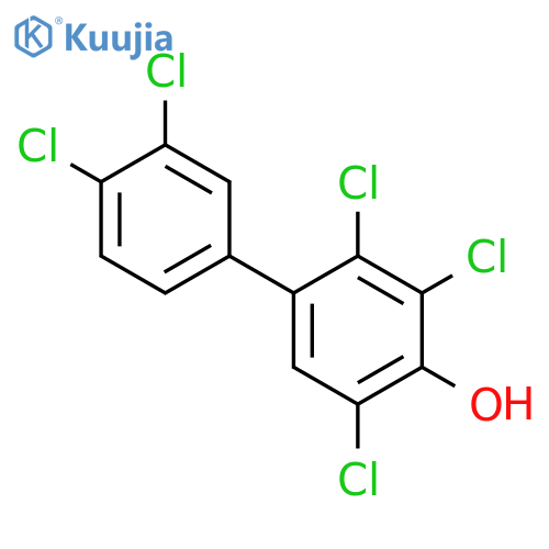 2,3,3’,4’,5-Pentachloro-4-biphenylol structure