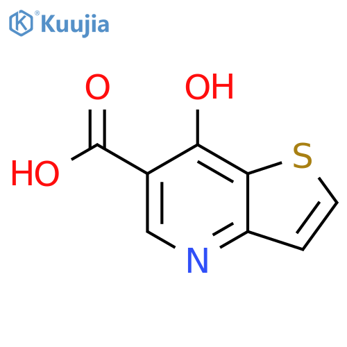 Thieno[3,2-b]pyridine-6-carboxylic acid, 7-hydroxy- structure