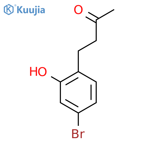 4-(4-bromo-2-hydroxyphenyl)butan-2-one structure
