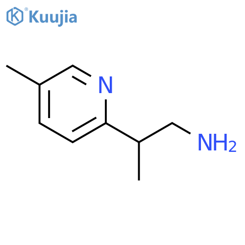 2-(5-methylpyridin-2-yl)propan-1-amine structure