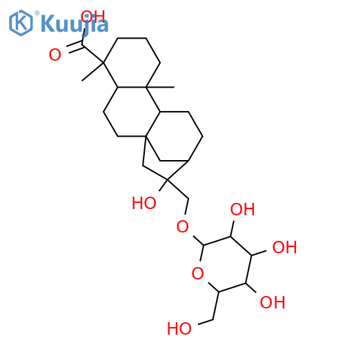 Kauran-18-oic acid,17-(b-D-glucopyranosyloxy)-16-hydroxy-,(4a,16a)- (9CI) structure