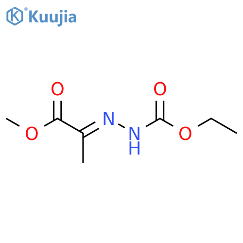 Propanoic acid,2-[2-(ethoxycarbonyl)hydrazinylidene]-, methyl ester structure