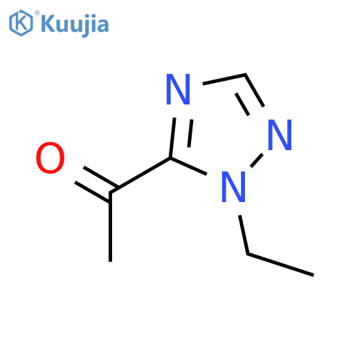 1-(1-ethyl-1H-1,2,4-triazol-5-yl)ethan-1-one structure