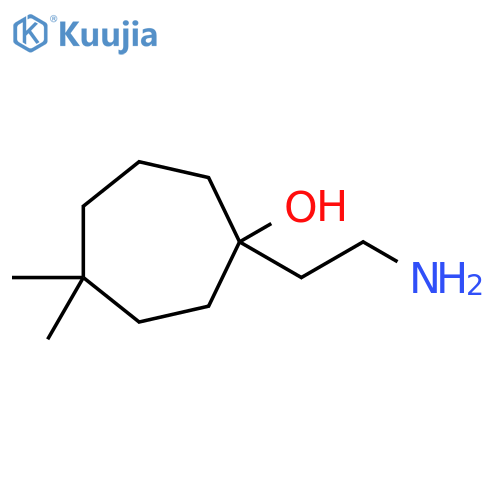 Cycloheptanol, 1-(2-aminoethyl)-4,4-dimethyl- structure