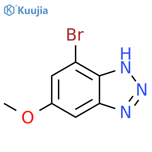 7-Bromo-5-methoxy-1H-benzotriazole structure