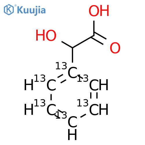 Mandelic Acid-13C6 structure