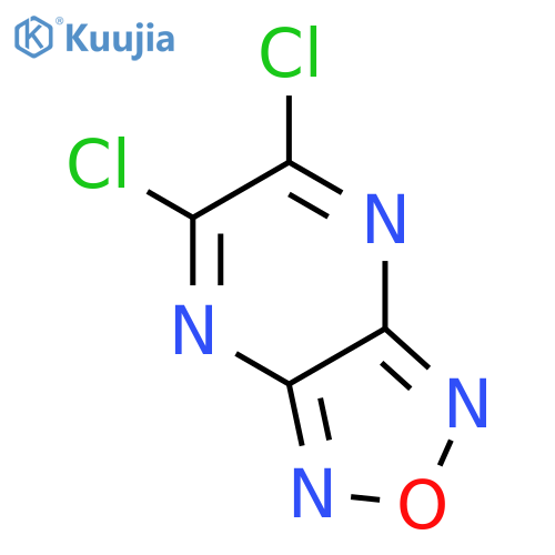5,6-Dichloro-1,2,5oxadiazolo3,4-bpyrazine structure