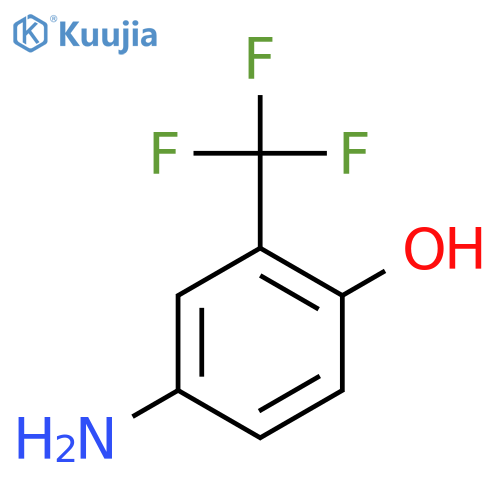 4-Amino-2-(trifluoromethyl)phenol structure