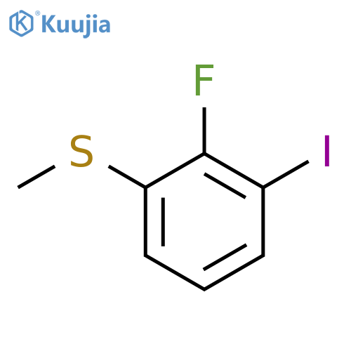(2-Fluoro-3-iodophenyl)(methyl)sulfane structure