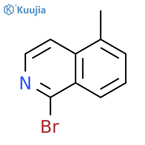 1-Bromo-5-methylisoquinoline structure
