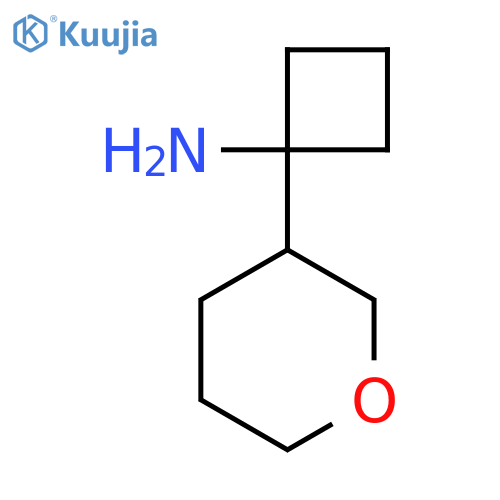 1-(oxan-3-yl)cyclobutan-1-amine structure