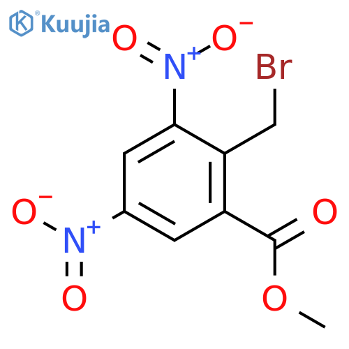 Methyl 2-(bromomethyl)-3,5-dinitrobenzoate structure