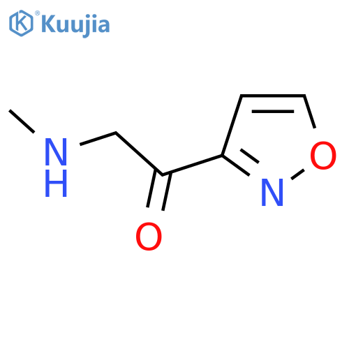 2-(methylamino)-1-(1,2-oxazol-3-yl)ethan-1-one structure