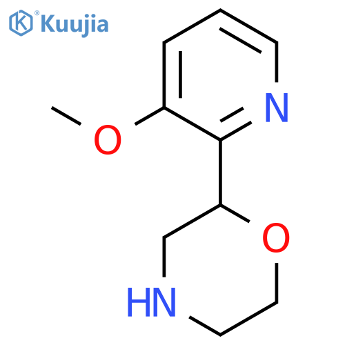 2-(3-methoxypyridin-2-yl)morpholine structure