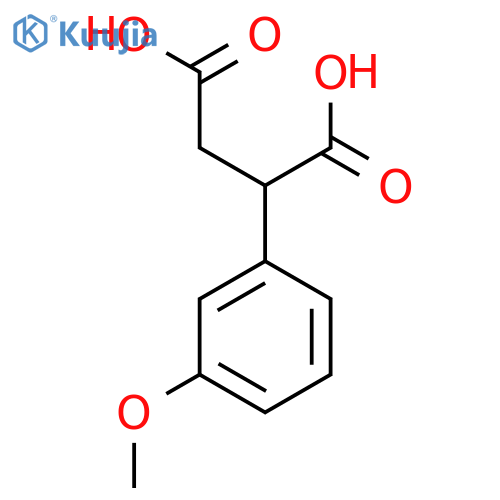 2-(3-Methoxyphenyl)succinic acid structure
