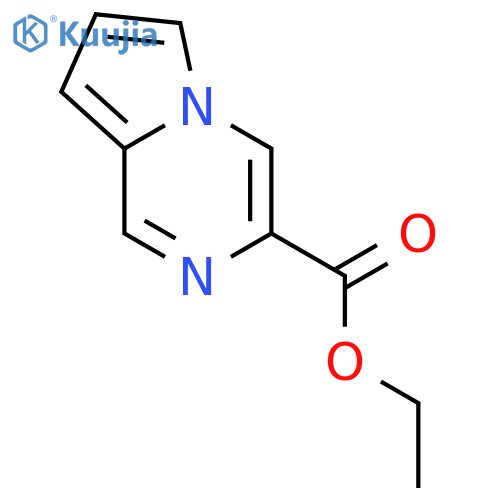 Pyrrolo1,2-apyrazine-3-carboxylic Acid ethyl ester structure