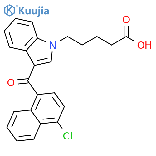 JWH 398 N-pentanoic acid metabolite structure