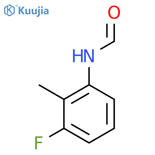 n-(3-fluoro-2-methyl-phenyl)-formamide structure