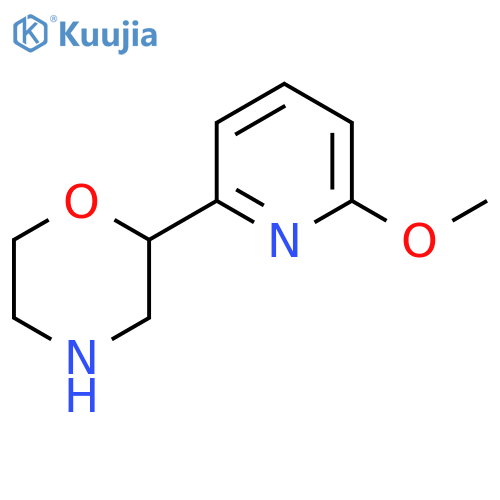 2-(6-methoxypyridin-2-yl)morpholine structure