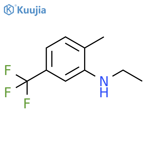 N-ethyl-2-methyl-5-(trifluoromethyl)aniline structure
