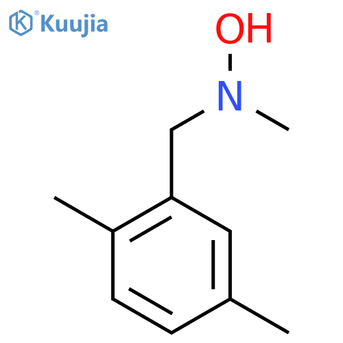 N-(2,5-dimethylphenyl)methyl-N-methylhydroxylamine structure