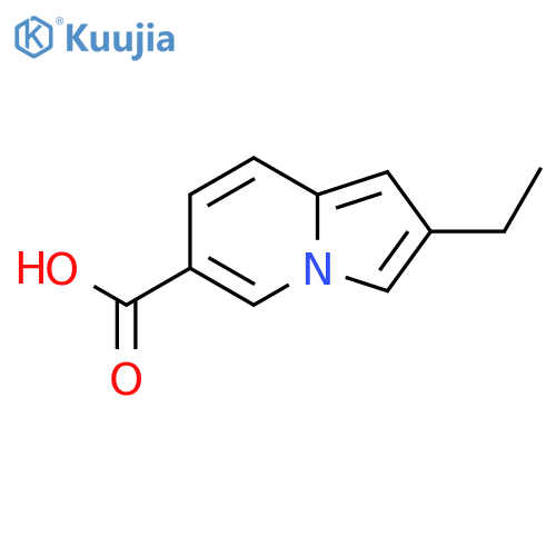 6-Indolizinecarboxylic acid, 2-ethyl- structure