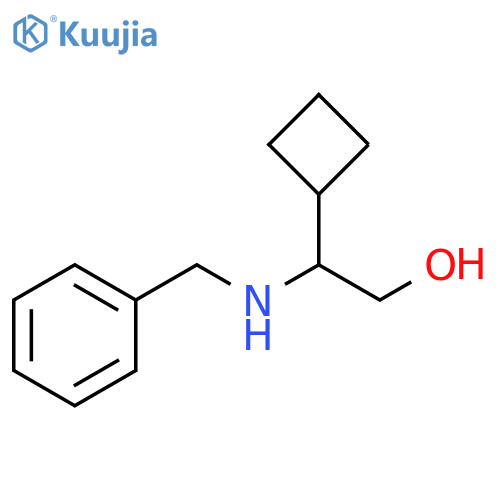 2-(benzylamino)-2-cyclobutylethan-1-ol structure